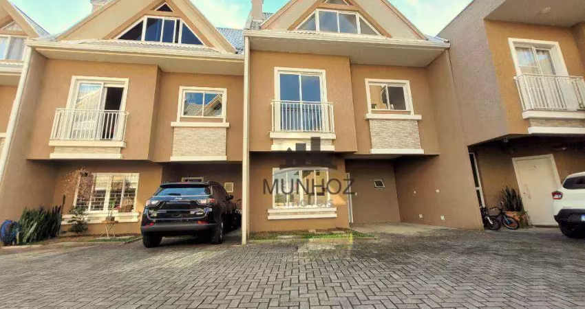 Sobrado com 4 dormitórios à venda, 142 m² por r$ 669.000,00 - santa felicidade - curitiba/pr