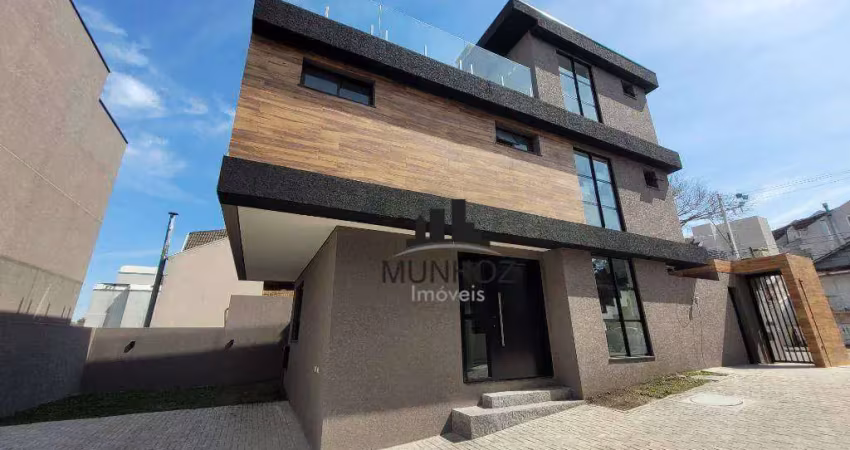 Sobrado com 3 dormitórios à venda, 161 m² por r$ 1.880.000,00 - mercês - curitiba/pr