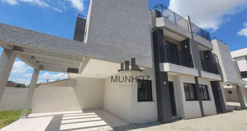 Sobrado com 3 dormitórios à venda, 126 m² por r$ 755.000,00 - santa felicidade - curitiba/pr