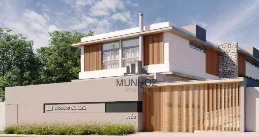 Sobrado com 3 dormitórios à venda, 170 m² por r$ 1.766.000,00 - cascatinha - curitiba/pr
