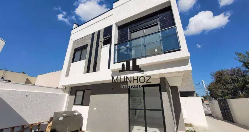 Sobrado com 3 dormitórios à venda, 98 m² por r$ 645.000,00 - portão - curitiba/pr