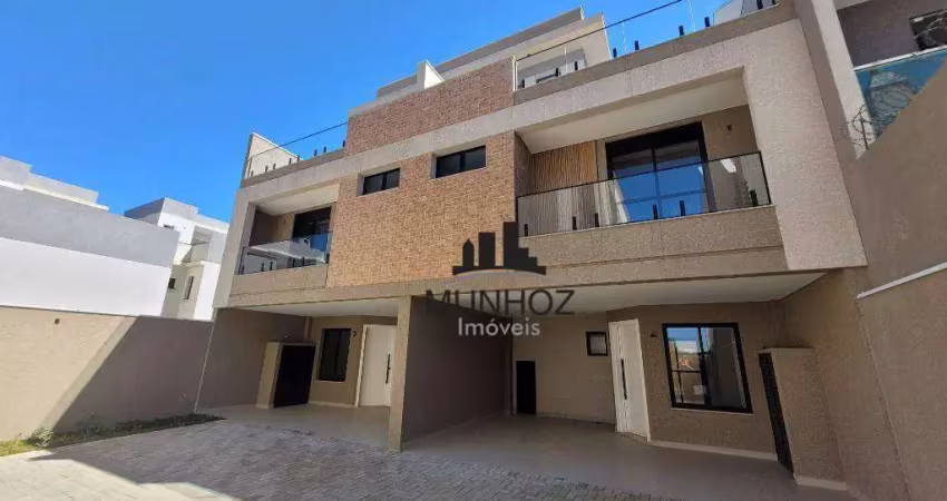Sobrado com 3 dormitórios à venda, 138 m² por r$ 815.000,00 - santa felicidade - curitiba/pr