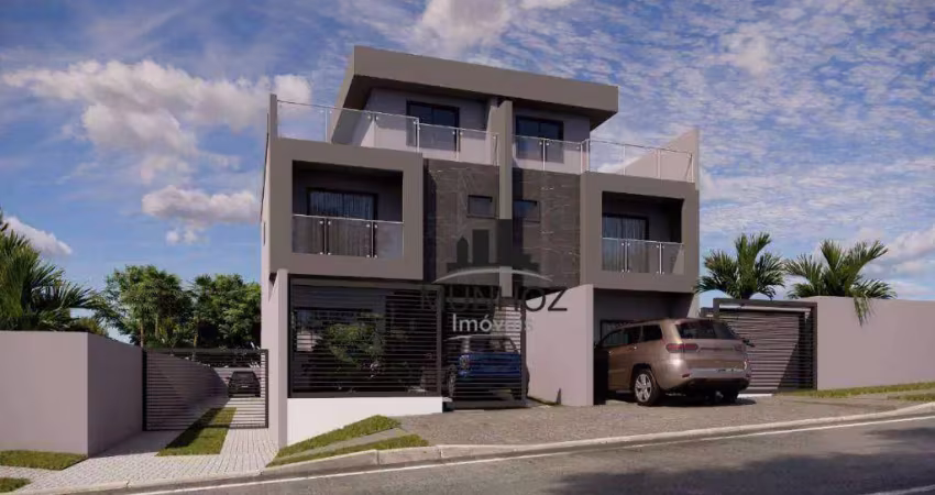 Sobrado com 4 dormitórios à venda, 197 m² por r$ 995.000,00 - santa felicidade - curitiba/pr