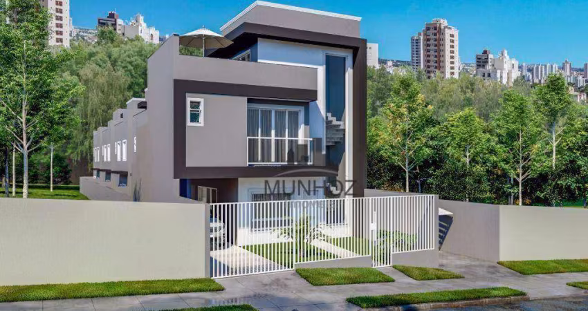 Sobrado com 3 dormitórios à venda, 120 m² por R$ 749.000,00 - Portão - Curitiba/PR