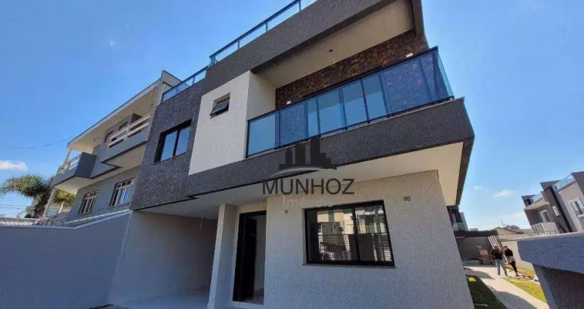 Sobrado com 3 dormitórios à venda, 135 m² por r$ 900.000,00 - santa felicidade - curitiba/pr