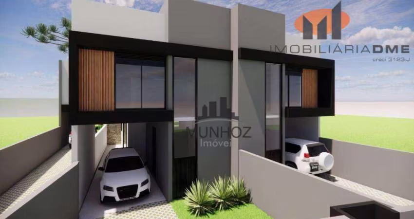 Sobrado com 3 dormitórios à venda, 108 m² por R$ 650.000,00 - Santa Felicidade - Curitiba/PR