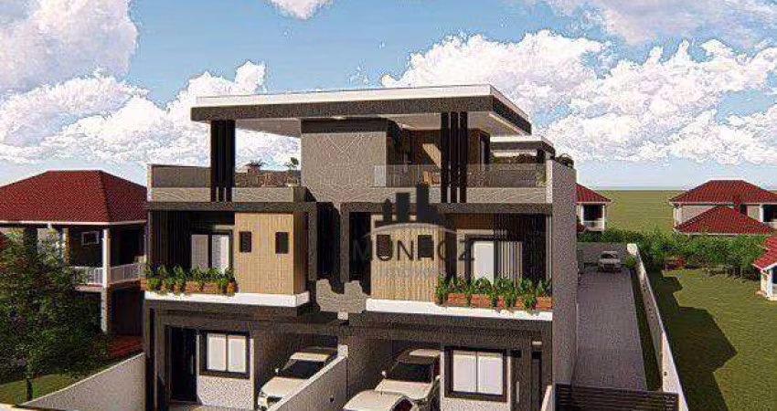 Sobrado com 3 dormitórios à venda, 120 m² por R$ 829.000,00 - Boqueirão - Curitiba/PR
