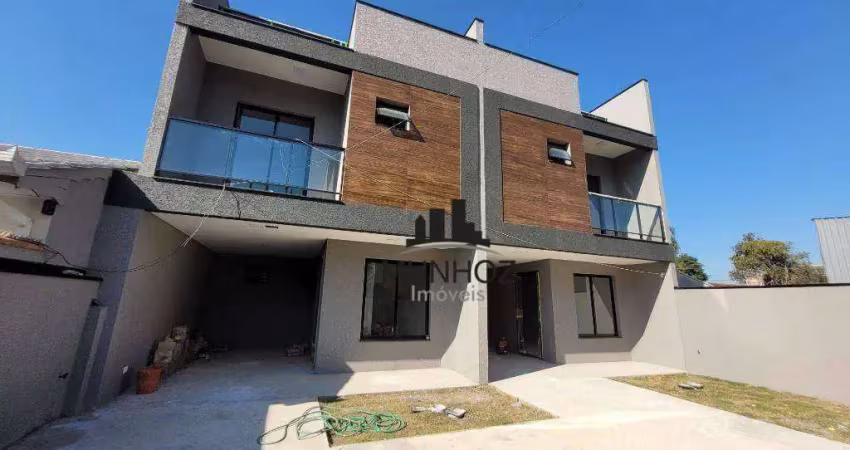 Sobrado com 3 dormitórios à venda, 140 m² por r$ 849.000,00 - capão raso - curitiba/pr