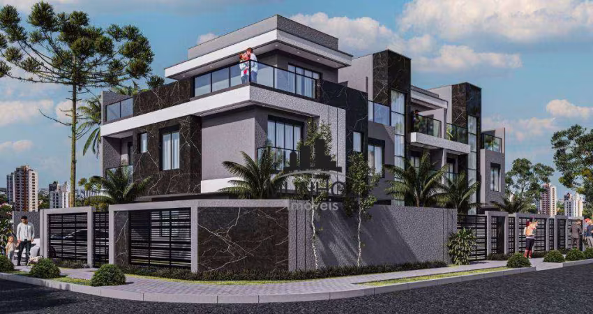 Sobrado com 3 dormitórios à venda, 157 m² por R$ 1.250.000 - Água Verde - Curitiba/PR