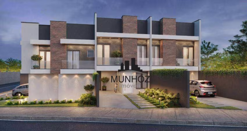 Sobrado com 3 dormitórios à venda, 88 m² por R$ 580.000,00 - Cidade Industrial - Curitiba/PR