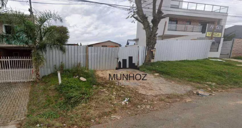 Terreno à venda, 438 m² por r$ 595.000 - santa felicidade - curitiba/pr