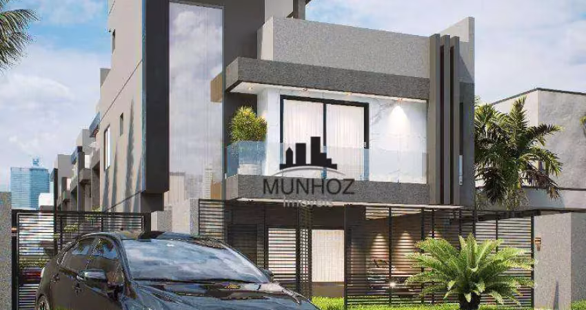 Sobrado com 3 dormitórios à venda, 123 m² por r$ 799.000,00 - hauer - curitiba/pr