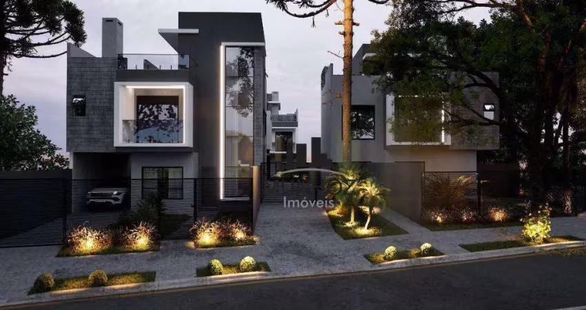 Sobrado com 3 dormitórios à venda, 127 m² por r$ 957.900,00 - água verde - curitiba/pr