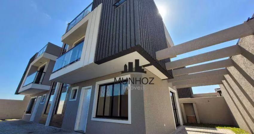 Sobrado com 3 dormitórios à venda, 182 m² por r$ 890.000,00 - orleans - curitiba/pr