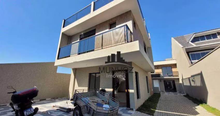 Sobrado com 3 dormitórios à venda, 142 m² por r$ 890.000,00 - xaxim - curitiba/pr
