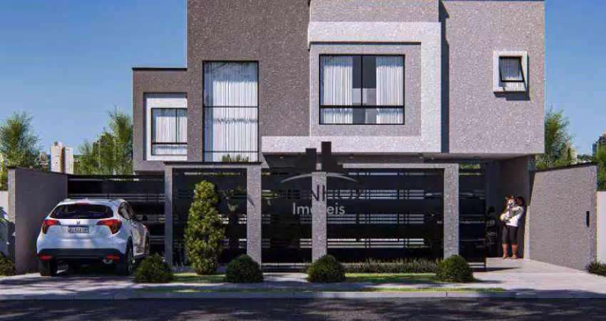 Sobrado com 3 dormitórios à venda, 112 m² por r$ 699.000,00 - boqueirão - curitiba/pr