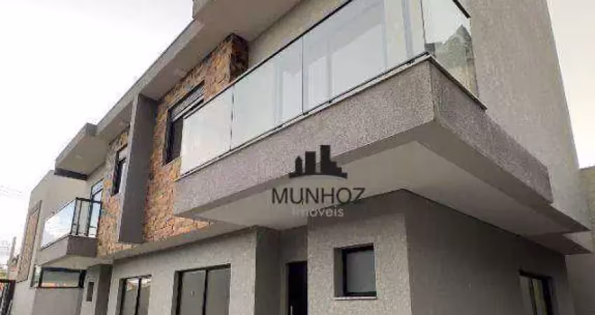 Sobrado com 3 dormitórios à venda, 99 m² por r$ 579.000,00 - boqueirão - curitiba/pr