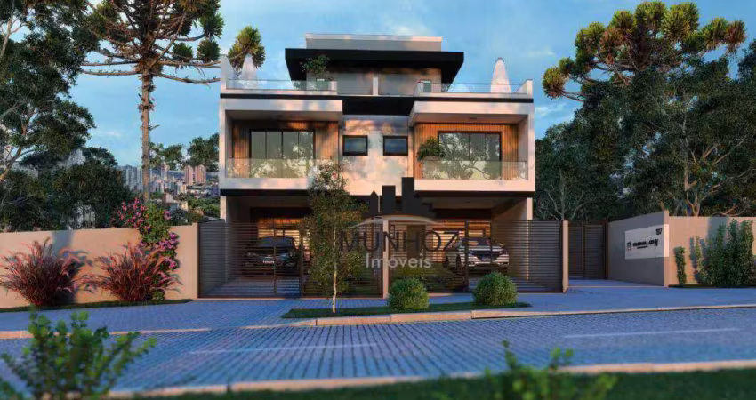 Sobrado com 3 dormitórios à venda, 135 m² por r$ 989.600,00 - guabirotuba - curitiba/pr