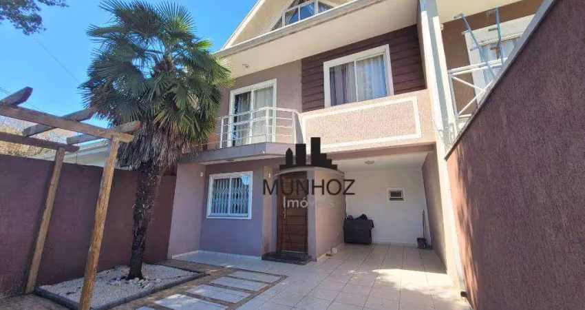 Sobrado com 3 dormitórios à venda, 162 m² por r$ 890.000,00 - santa felicidade - curitiba/pr