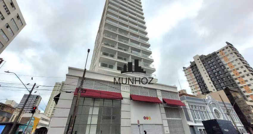 Studio com 1 dormitório à venda, 27 m² por r$ 400.000 - centro - curitiba/pr