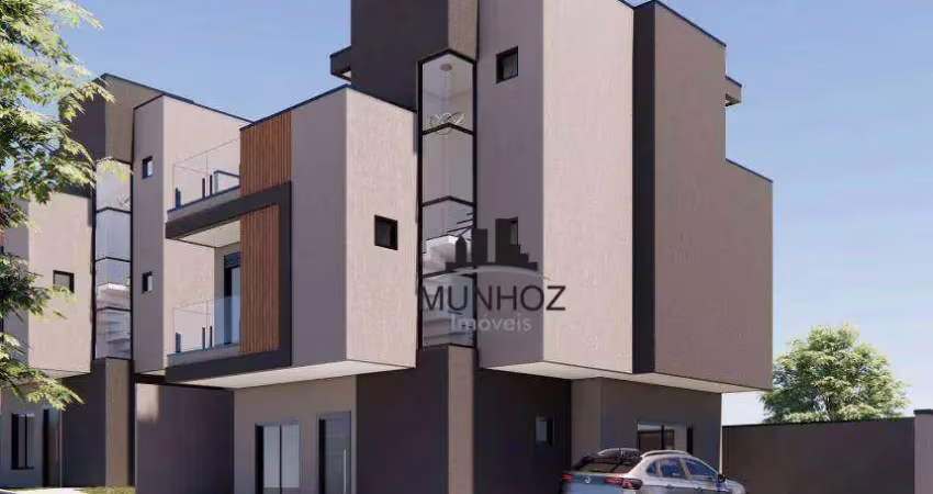 Sobrado com 3 dormitórios à venda, 140 m² por r$ 1.150.000 - novo mundo - curitiba/pr