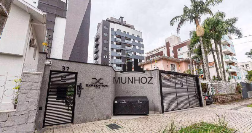 Apartamento garden com 2 dormitórios à venda, 58 m² por r$ 800.000,00 - centro - curitiba/pr