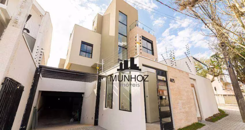 Sobrado com 3 dormitórios à venda, 176 m² por r$ 1.253.000,00 - guabirotuba - curitiba/pr