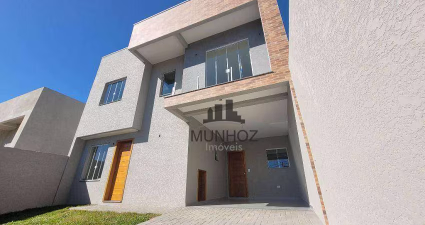 Sobrado com 3 dormitórios à venda, 132 m² por R$ 820.000,00 - Santo Inácio - Curitiba/PR