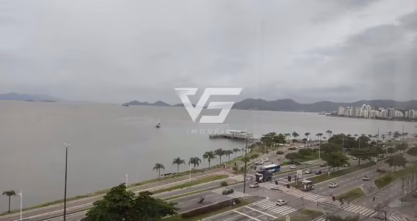Apartamento vista mar na beira mar norte com 3 dormitórios + 1 vaga