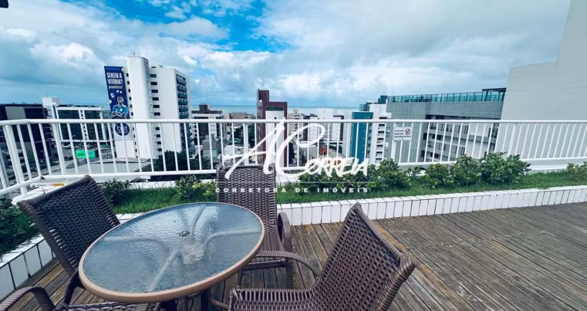 Apartamento 01 dormitório  1 vaga mobiliado e desocupado ! Cabo Branco- João  Pessoa