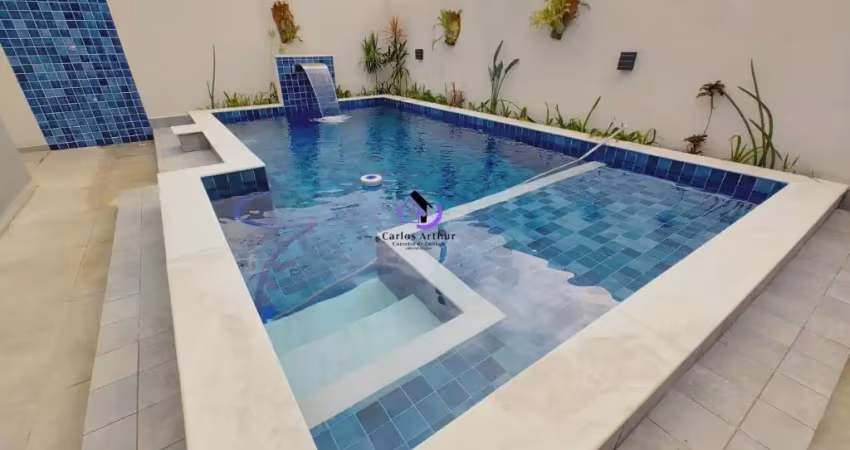 Casa luxuosa em itanhaém pé na areia lote inteiro 50 metros da praia