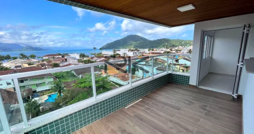 Cobertura no Itaguá com 3 dormitórios sendo 2 suítes,sala 2 ambientes,cozinha,varanda gourmet com churrasqueira,vista para o mar