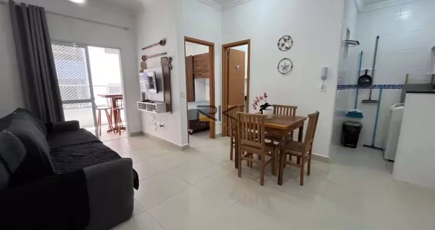Apartamento à venda nas Toninhas com 1 dormitórios, varanda gourmet com churrasqueira e piscina