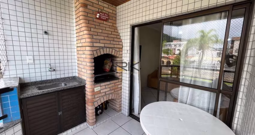 APARTAMENTO PRAIA GRANDE com 2 dormitórios sendo 1 suíte,1 vaga de garagem,varanda gourmet com churrasqueira