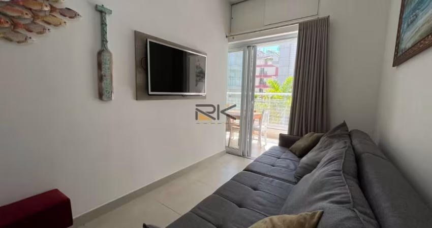 Apartamento com cozinha e sala de estar,1 suite e varanda gourmet