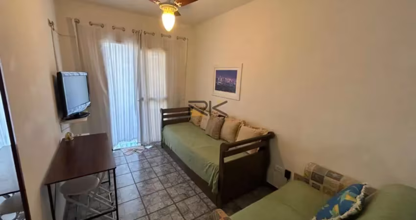 Apartamento praia grande com 1 dormitório,1 vaga de garagem,sacada e cozinha