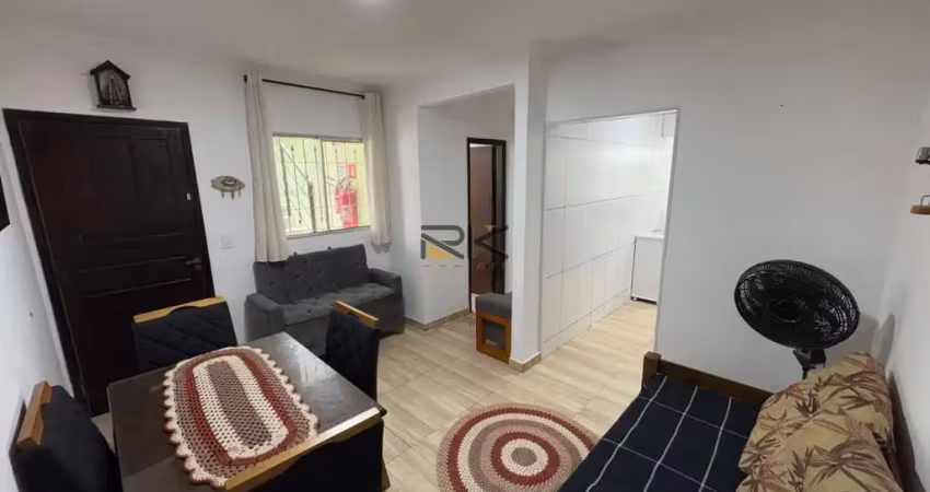 Apartamento no pereque açú com 1 dormitório,1 vaga de garagem,mobiliado