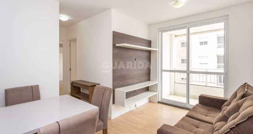 Apartamento semi mobiliado de 2 dormitórios e 1 vaga no bairro Humaitá!
