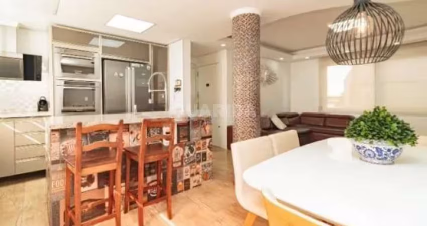 Apartamento mobiliado com 3 dormitórios e 1 vaga de garagem para alugar no bairro Cristo Redentor