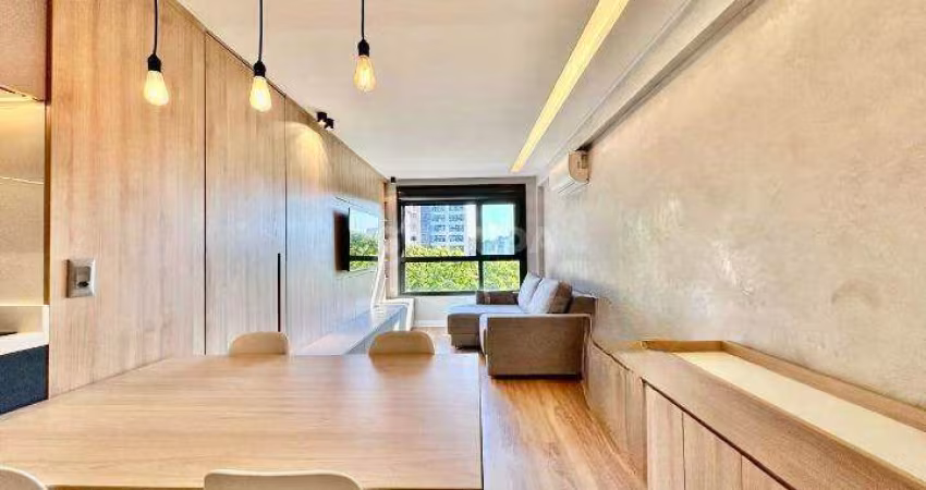 Apartamento mobiliado para aluguel, 1 quarto, 1 suíte, 1 vaga, Moinhos de Vento - Porto Alegre/RS