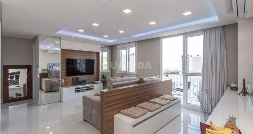 Apartamento com 2 dormitórios, sendo 1 suíte, semimobiliado, e 1 vaga de garagem no bairro Jardim Itú-Sabará