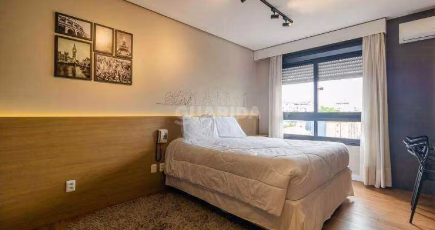 Loft mobiliado para alugar no bairro Cidade Baixa.