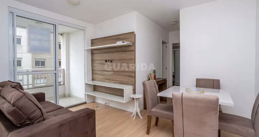Apartamento semi mobiliado de 2 dormitórios e 1 vaga no bairro Humaitá!