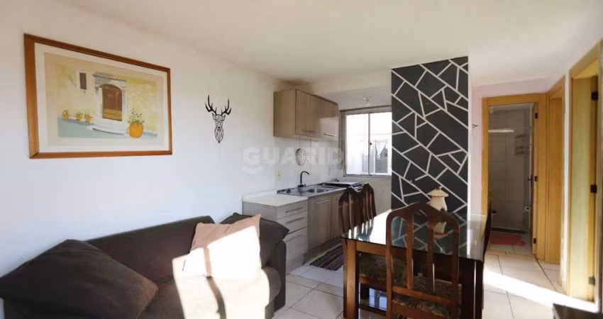 Apartamento mobiliado com 2 dormitórios para alugar no bairro Jardim Leopoldina
