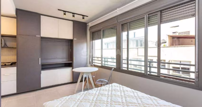 Apartamento mobiliado com 1 dormitório no bairro Cidade Baixa