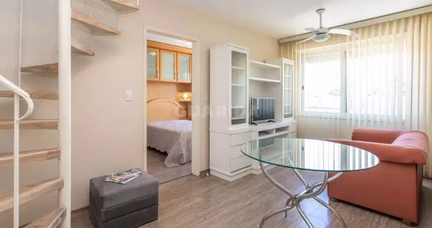 Apartamento duplex mobiliado de 1 dormitório no bairro Auxiliadora - Porto Alegre/RS