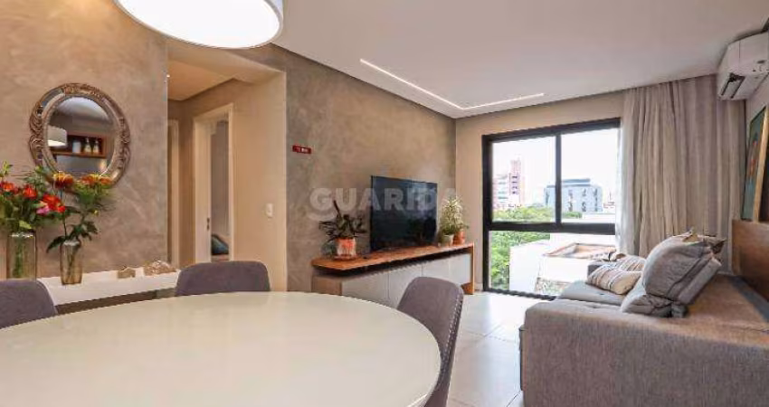 Apartamento mobiliado com 2 quartos e 2 vagas de garagem no bairro Bela Vista - Porto Alegre/RS