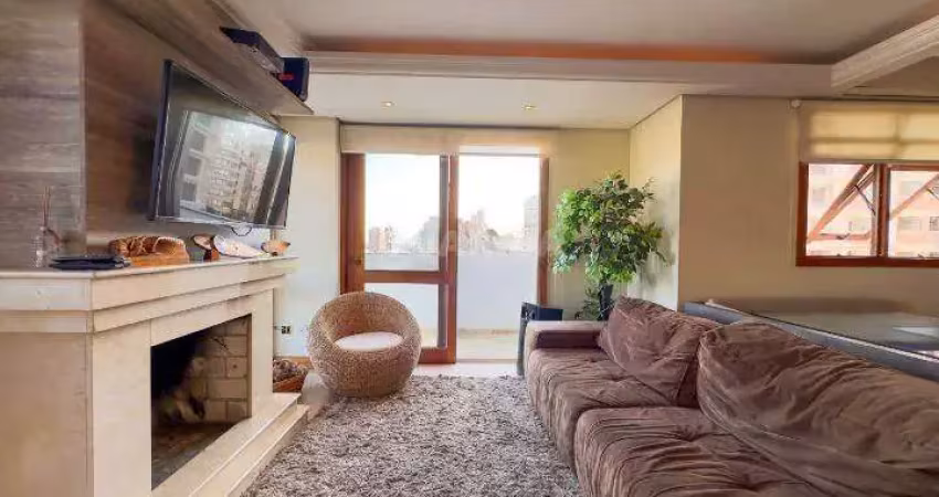 Ampla cobertura duplex com 3 dormitórios e 2 vagas de garagem no bairro bela vista!