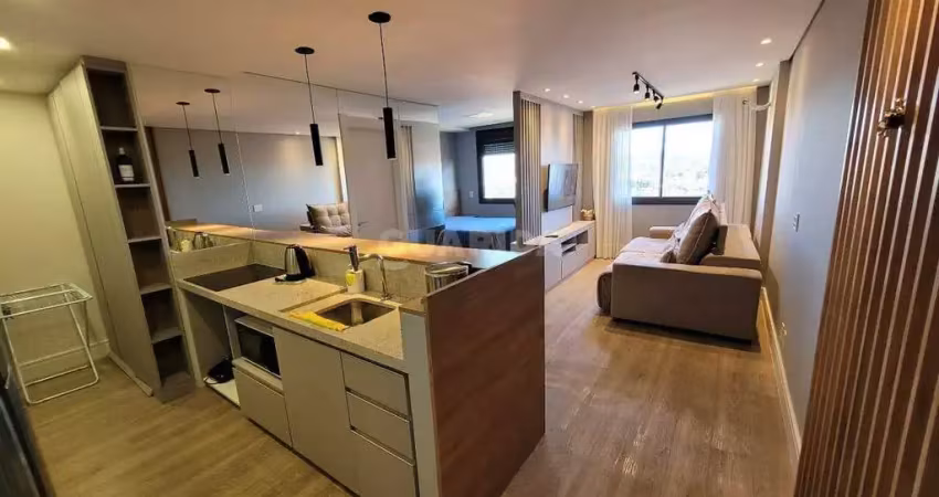 Apartamento mobiliado com 1 dormitório e 1 vaga de garagem no bairro petrópolis!