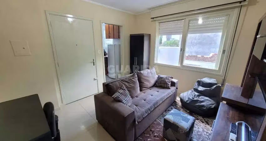 Apartamento mobiliado com 1 dormitório, no bairro bela vista
